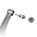 طقم مقبض الأسنان مع محمل سيراميكي وضوء LED عالي السرعة و3 رذاذ ماء مع دوار وفتحتين وربع فتحة ومولد كهربائي وزر ضغط توربيني هوائي