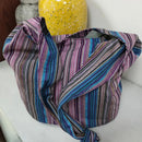 Vintage Bohemian Chic Canvas Shoulder Bag Ethnic Style Large Capacity Handbag Soft Tote Bag Casual Crossbody Bag Female Daily