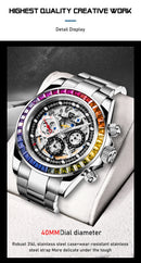 PAGANI DESIGN Top Super Brand Mechanical Automatic Watch Men's Ceramic bezel Rainbow Business Waterproof Watch Relogio Masculino