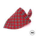 Plaid Cat Dog Bandana Pet Puppy Soft Cotton Bandanas Handkerchiefs Scarfs Triangular Bandages Accessories for Kittens Puppies