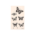 1Sheet Waterproof Temporary Tattoo Sticker 3D Butterfly Theme Fake Tattoo for Women Body Leg Arm Art