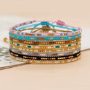 Women Miyuki Seed Beaded Bracelet Boho Jewelry Handmade Gift Rope Chain Charm Bracelets for Teen Girl Friendship Pulsera