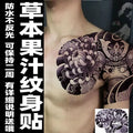Herbal Dragon Temporary Tattoos for Women Man Arm Tattoo Art Waterproof Tattoo Lasting Japanese Sticker Tatuajes Temporales