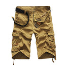 Summer New Men Cool Camouflage Cargo Shorts Straight Casual Pants Mens Multi-Pocket Loose Five-Point Short Pant Brand Streetwear