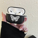 Cartoon Cat Lovers Matte Protective Case For AirPods 1/2/3/4 Soft Cute Cover for AirPods Pro 2 Bluetooth Earphone Case Keyring