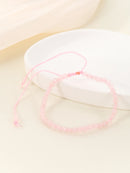 4mm Natural Agates Chakra Bead Bracelets  Green Gemstone Stone Yoga Braided Bracelet Adjustable Bangles Prayer Jewelry