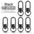 6 Pcs/Lot Keychain DIY Accessories Dog Collar Buckles Swivel Trigger Clip Connector For Bag Clasp High Quality Key Ring DIY P024