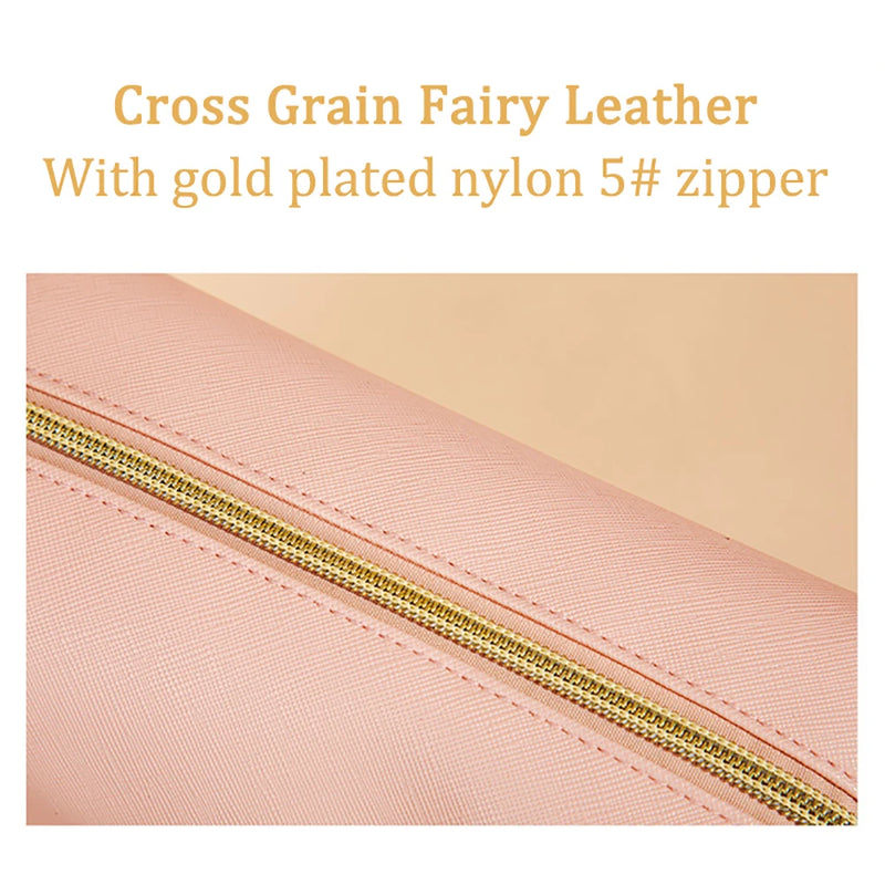 1pcs PU Leather Portable Toiletry Bags Waterproof Travel Make Up Bags for Women Small Medium Large  Cosmetic Organizer Bags