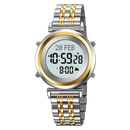 SKMEI 2139 Steel Muslim Azan Digital Watch Mens Back Light Waterproof  Wristwatch Prayer Qibla Compass Alarm Clock watch 1861