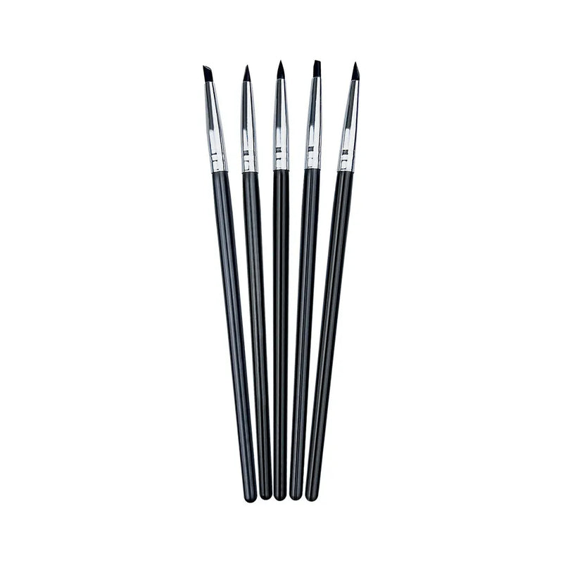 Dental Silicone Resin Brush Pens Cement Porcelain Teeth Adhesive Composite Oral Hygiene Dentist Tools Dentistry lab 5Pcs/Set