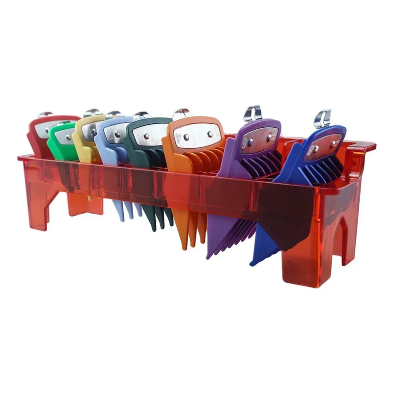 8/10 قطع من مشط قص الشعر الاحترافي العالمي لقص الشعر، مشط دليل قص الشعر، مشط دليل قص الشعر، أدوات قص الشعر، ملحقات الحلاقة