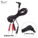 2/4Button 2/4pin Electrotherapy Electrode Lead Electric Shock Wires Cable For Massager Connection Cable Massage And Relaxation