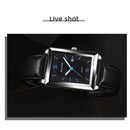 2024 New Men Watch Light Luxury Brand Business Watches for Men Square Business Wristwatches Luxury Clock Relojes De Hombre