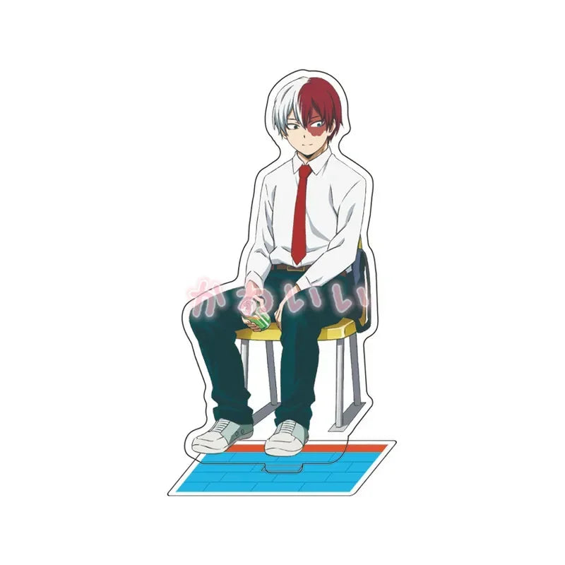 Anime Izuku Midoriya Katsuki Bakugo Tomura Shigalaki OCHACO URARAKA Acrylic Stand Doll Game Figure Model Plate Cosplay Toy Gift