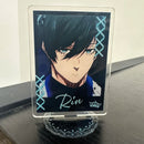 Hot Anime BLUE LOCK Figures Bachira Meguru Itoshi Sae Rin Itoshi Cosplay Acrylic Stand Model Plate Desk Decor Standing Sign