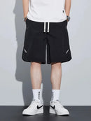 2024 New Summer Men's Shorts Sportswear Light&Thin Quick Dry Nylon Loose Sweat Short Pants Big Size Gym Casual Shorts 8XL
