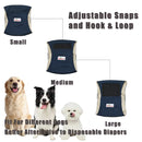 1 Pc Washable Male Dog Diaper Reusable Pet Sanitary Pants Hight Absorbent Leak Proof Nappy Belly Band Wrap for Small Breed Dogs