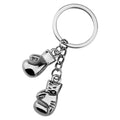 Gym boxing keychain 3D metal boxing gloves key chain Keyring DIY keychain