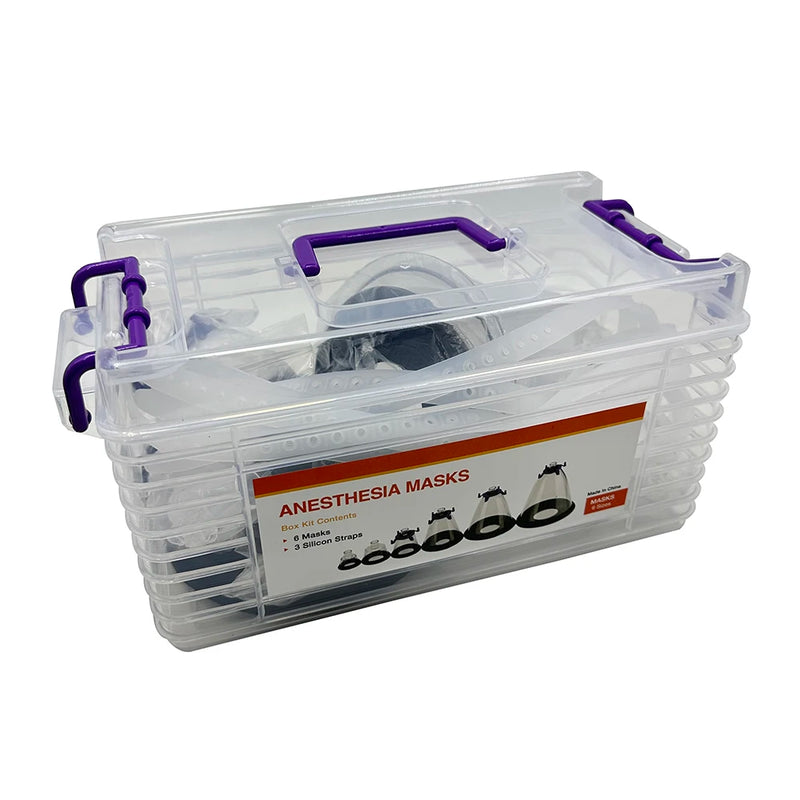 Pet Breathing Mask Animal Anesthesia Kit For Cat Dog Bird Snake Rat With Oxygen Onhalation Atomization Clinic Hospital Supplies