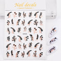 1 Pc Nail Strip Stickers Black/Gold/Rose Gold/Silver Metal Strip Tape Nail Art Adhesive DIY Foil Tips Nail Sticker Decals NK11