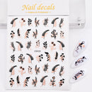 1 Pc Nail Strip Stickers Black/Gold/Rose Gold/Silver Metal Strip Tape Nail Art Adhesive DIY Foil Tips Nail Sticker Decals NK11