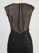 Sexy black maxi summer sequin dress women elegant luxury birthday prom wedding party dress ladies long evening dresses vestidos