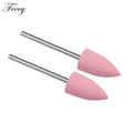Rubber Silicone Milling Cutter for Manicure Stones Nail Drill Bit Machine Manicure Accessories Nail Buffer Polisher Grinder Tool