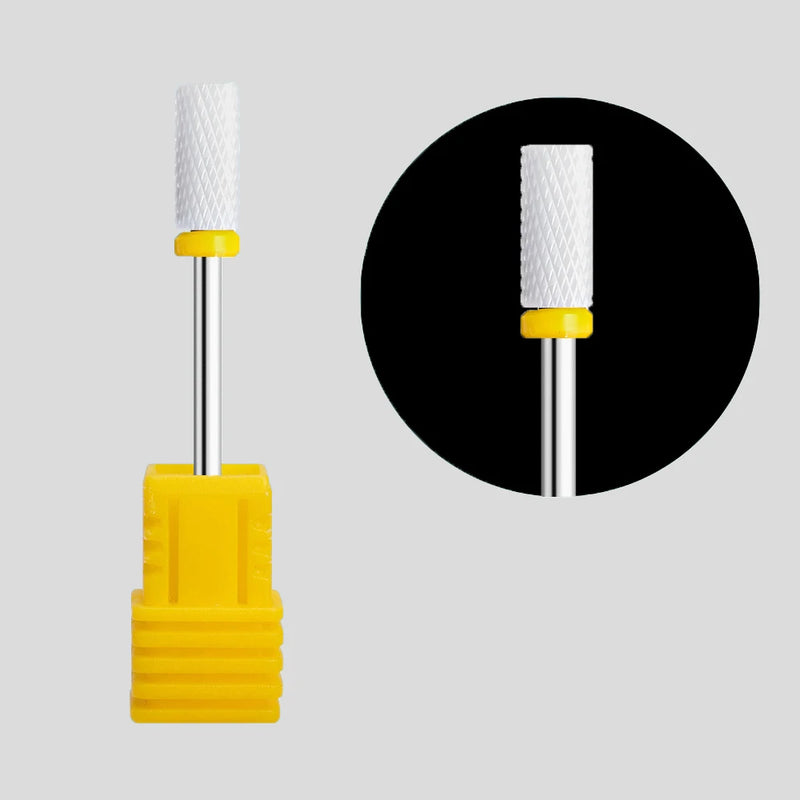 Nail Drill Bits Main Manicure Head To Nails Ceramic Cutter Nail Accessories Equipment Nail Bits for Electric Drill