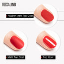 طلاء أظافر روزاليند غير لامع 7 مل، طلاء أظافر جل فيرنيس شبه دائم، طلاء أظافر جل قابل للنقع، فن مانيكير