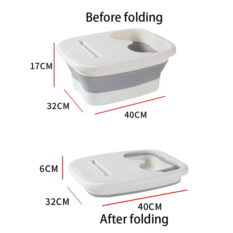 Foldable Footbath Massage Bucket Soaking Bucket Special Offer Folding Basin Spa Foot Bath Bucket Household Sauna Bathtub