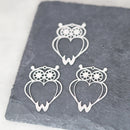 Cute Cat Moon Bear Deer DIY Tassels Earrings Stainless Steel Pendant For Jewelry Making Insect Charms Snake Necklace Accessory
