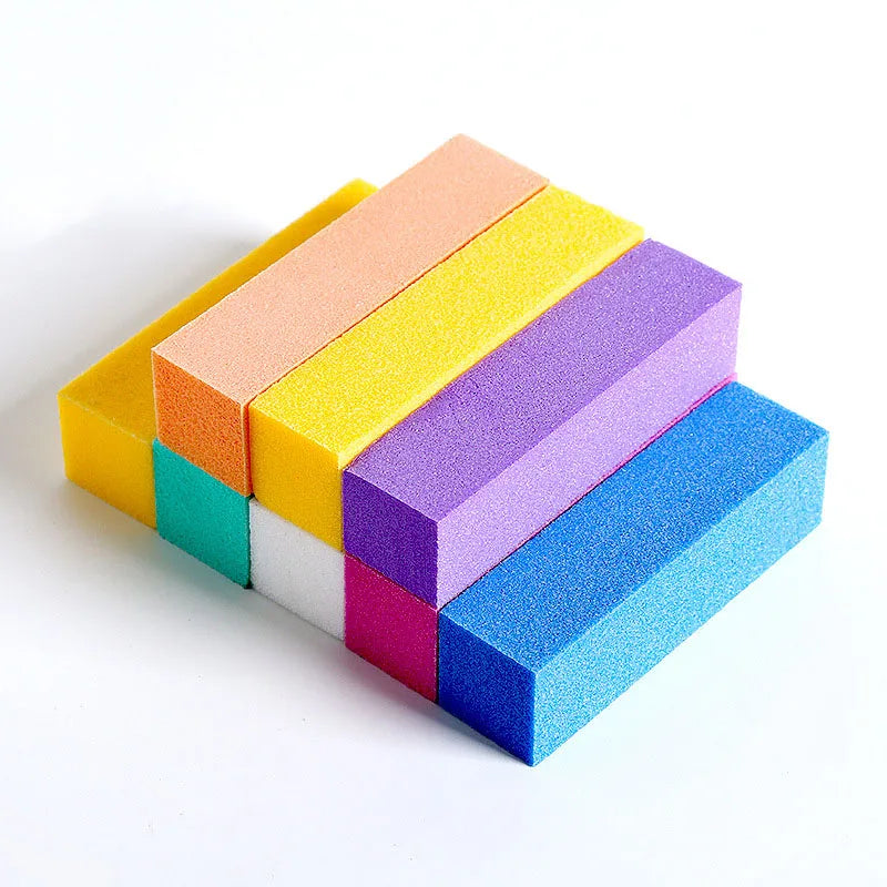5/10PCS Nail Buffer Sponge Polishing Block Buffer for Polisher Manicure Buff Professional Nail File Milling Cutter for Manicure