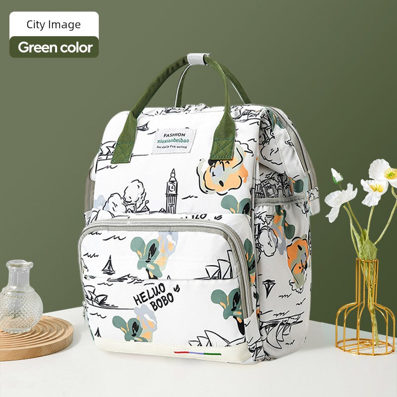 حقيبة مومياء خفيفة الوزن ذات سعة كبيرة للأم والطفل