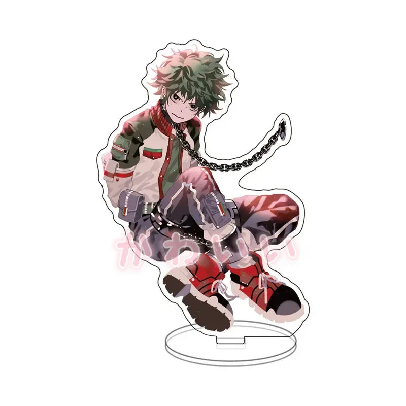 Anime Izuku Midoriya Katsuki Bakugo Tomura Shigalaki OCHACO URARAKA Acrylic Stand Doll Game Figure Model Plate Cosplay Toy Gift