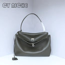 CY NICHE2024Genuine Leather Women's Tote Bag Lazy Bag Rodeo Briefcase Handbag Underarm Bag Large Capacity Crossbody Shoulder Bag