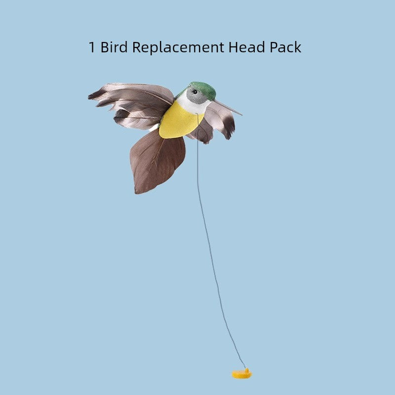 Cat Toy Automatic Cat Teaser Electric Rotate Bird Butterfly Toys Consumes Physical Strength Play Self-Hi Relieving Stuffy Handy Gadget