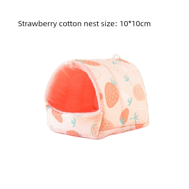 Winter Thickened Anti-Bite House Flower Branch Mouse Djungarian Hamster