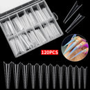 Extension False Nails Art Tips Acrylic Fake Finger Gel Polish Mold Sculpted Full Cover Press on Nails Manicures Accessories Tool