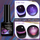 LILYCUTE 7ML 9D Cat Magnetic Gel Polish Set Semi Permanent Soak Off UV LED Glitter Nails Magnet Stick Black Gel Needed