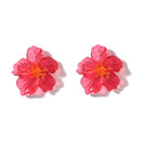Exaggerated Trend Fashion Acrylic Transparent Flower Earrings