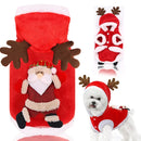 Fleece Flanel  Pet Dog clothes for Christmas Winter Soft Sweater for Small Medium Dogs Chihuhua