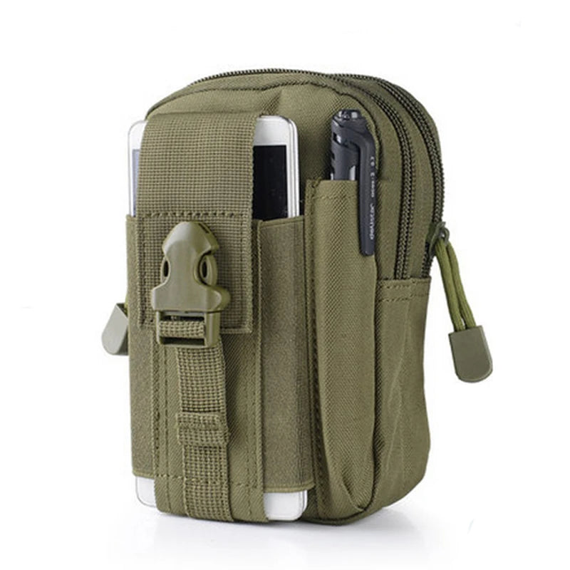 Outdoor Men Waist Pack Bum Bag Pouch Waterproof Waist Bag Sport Hunting Belt Nylon Mobile Phone Bags Travel Tools Men's Bags