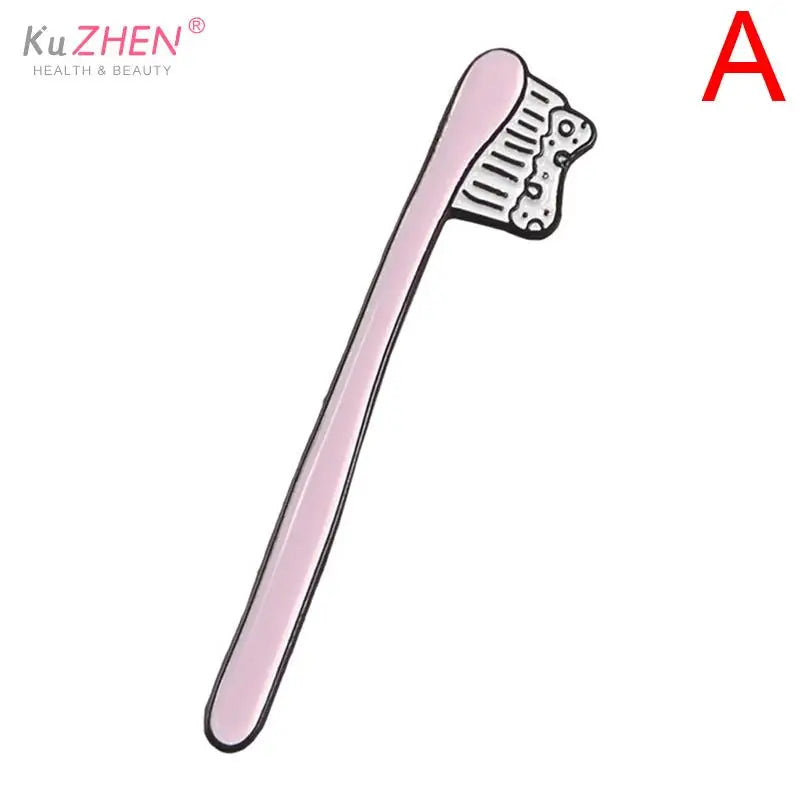 Cartoon Brooch Dentist Badge Brooch Tooth And Toothbrush Enamel Tooth Brooches For Dentist Clothes Decoration Accessories Gift
