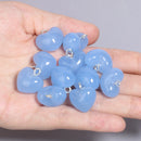 10pcs/lot Mixed Cute Resin Heart charms pendants for bracelets necklace earrings jewelry making diy Keychain parts 17.5x18mm