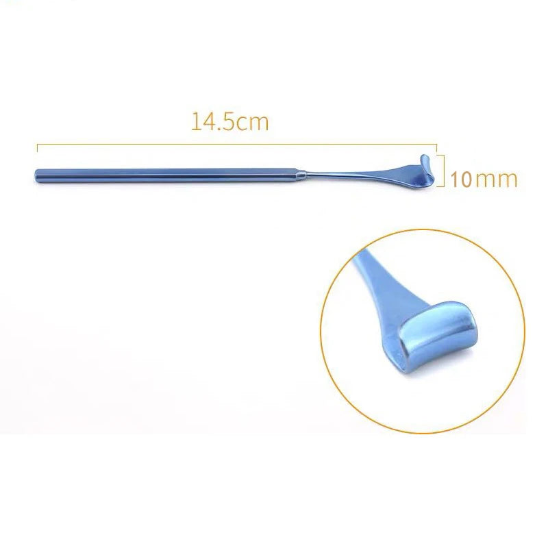 1pcs eyelid pull hook ophthalmic instrument rake eye bag pull hook double eyelid surgery buried line plastic tool