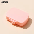1PCS 6 Compartment Pill Box, Moisture Proof Pill Case, Travel Pill Organizer for Pocket Purse, Daily Portable Vitamin Box