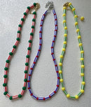 2022 Bohemian Simple Retro Little Yellow Duck Seven Star Ladybug Pearl Necklace Colorful Beaded Women Girls Party Jewelry