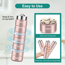 حافظة حبوب جديدة محمولة للسفر، منظم حبوب معدني، صندوق حبوب مقاوم للماء، حافظة حبوب، منظم زجاجات الأدوية الأسبوعي