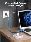 AMPCOM RJ11 RJ45 Faceplate Wall Socket Wallplate Face plate 1-Port 2-Port 4-Port Networking Telephone Socket Outlet Mount Panel