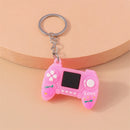 Cute Game Machine Keychains Resin Game Console Charms Keyrings Souvenir Gifts for Women Men Handbag Pendants Key Chains